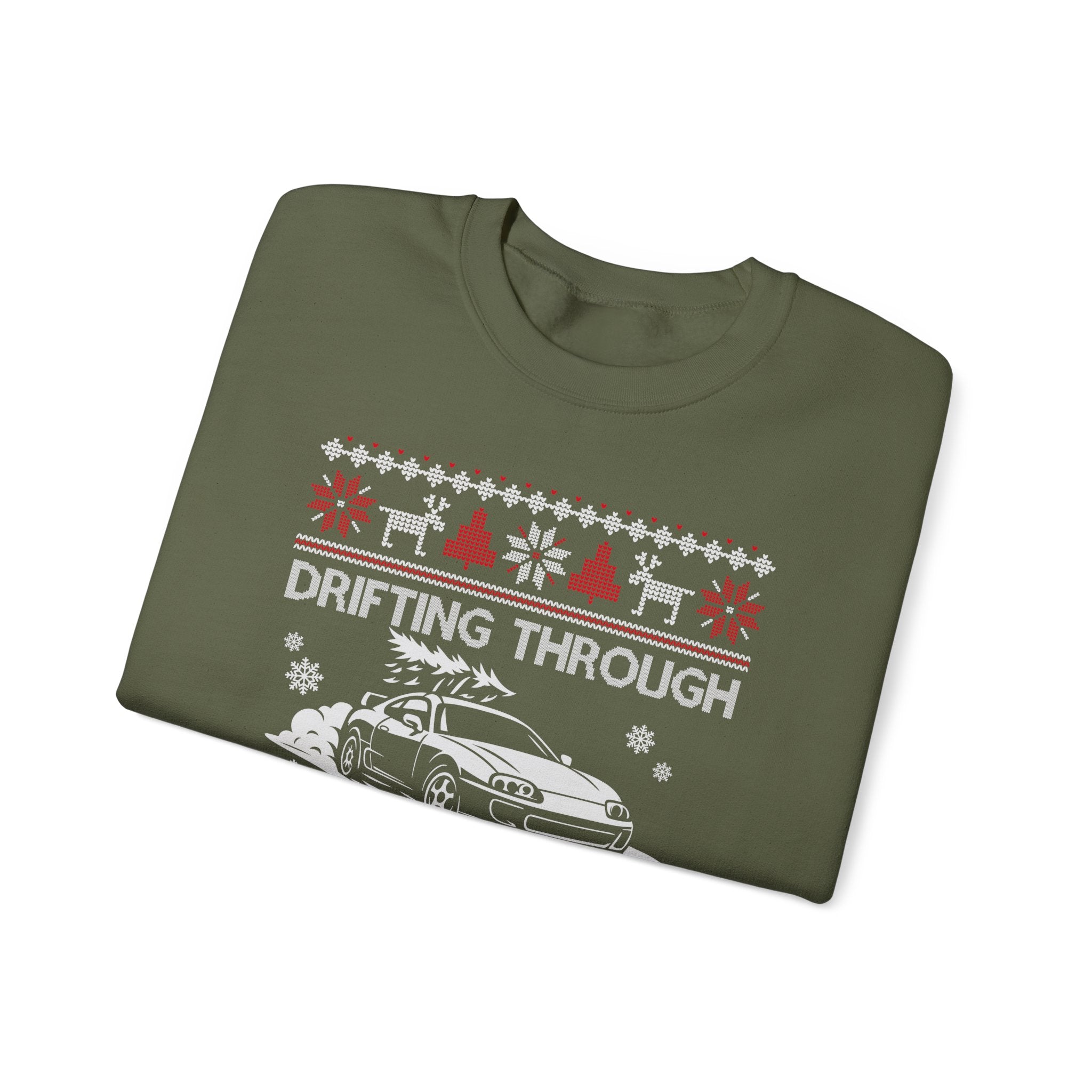 MKIV A80 Supra Christmas Drifting JDM Legend Crewneck Sweatshirt | Ugly Xmas Car Gift