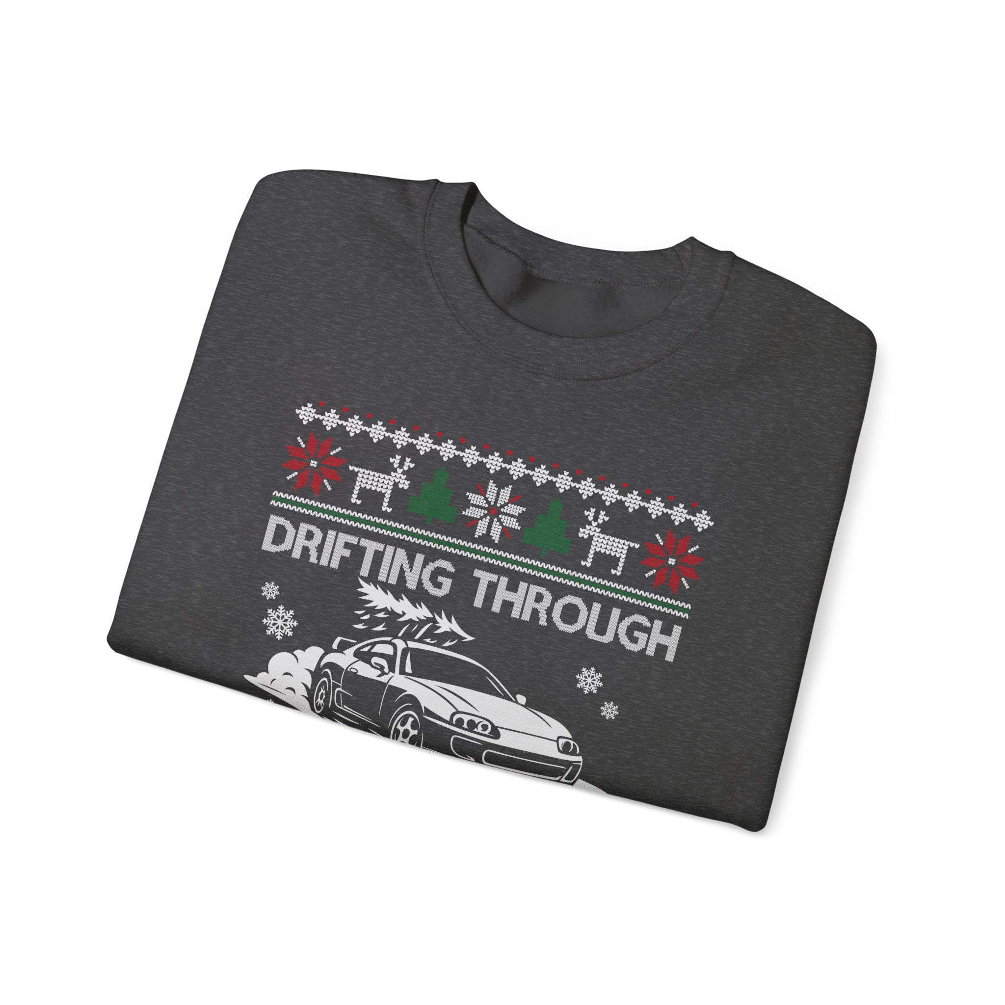 MKIV A80 Supra Christmas Drifting JDM Legend Crewneck Sweatshirt | Ugly Xmas Car Gift
