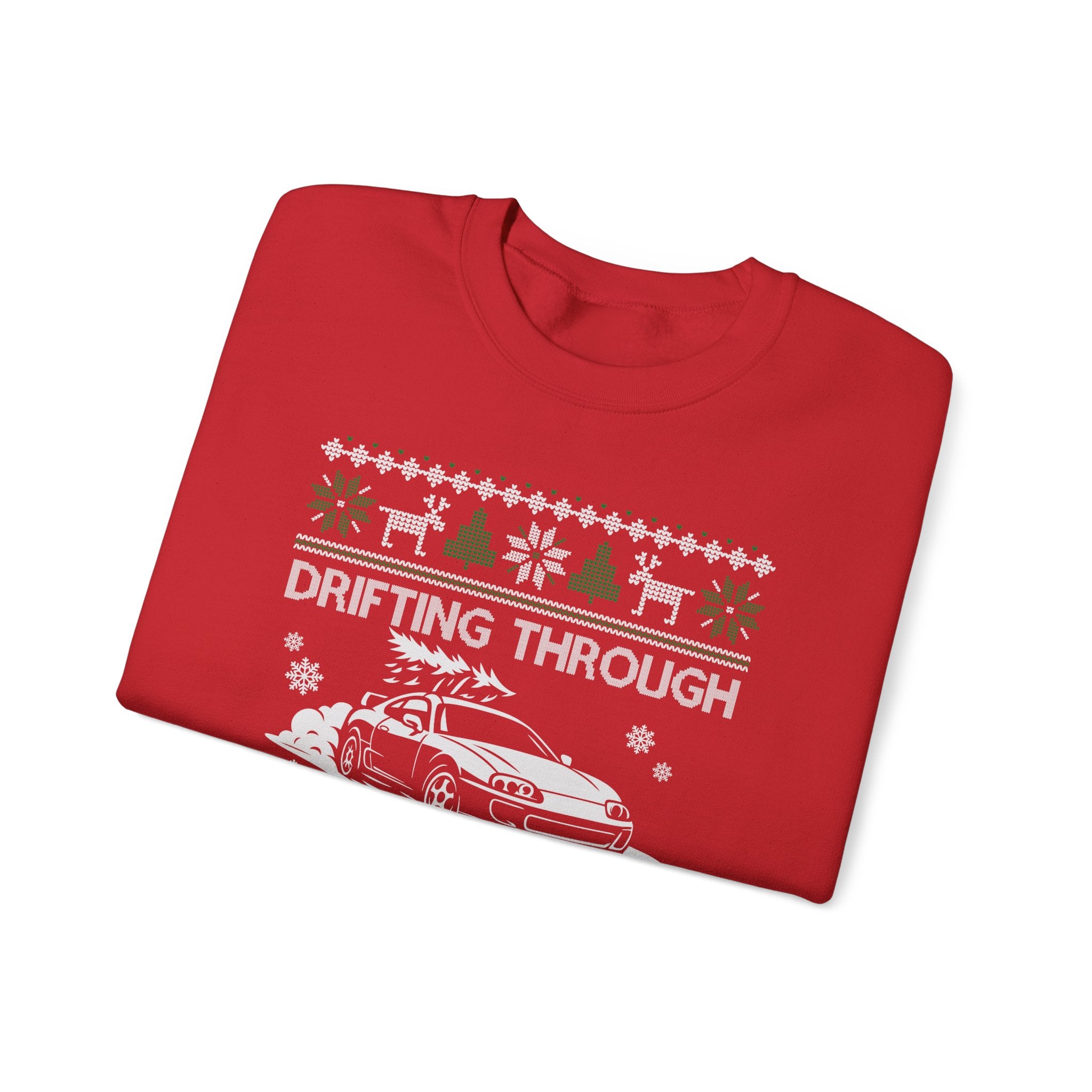 MKIV A80 Supra Christmas Drifting JDM Legend Crewneck Sweatshirt | Ugly Xmas Car Gift