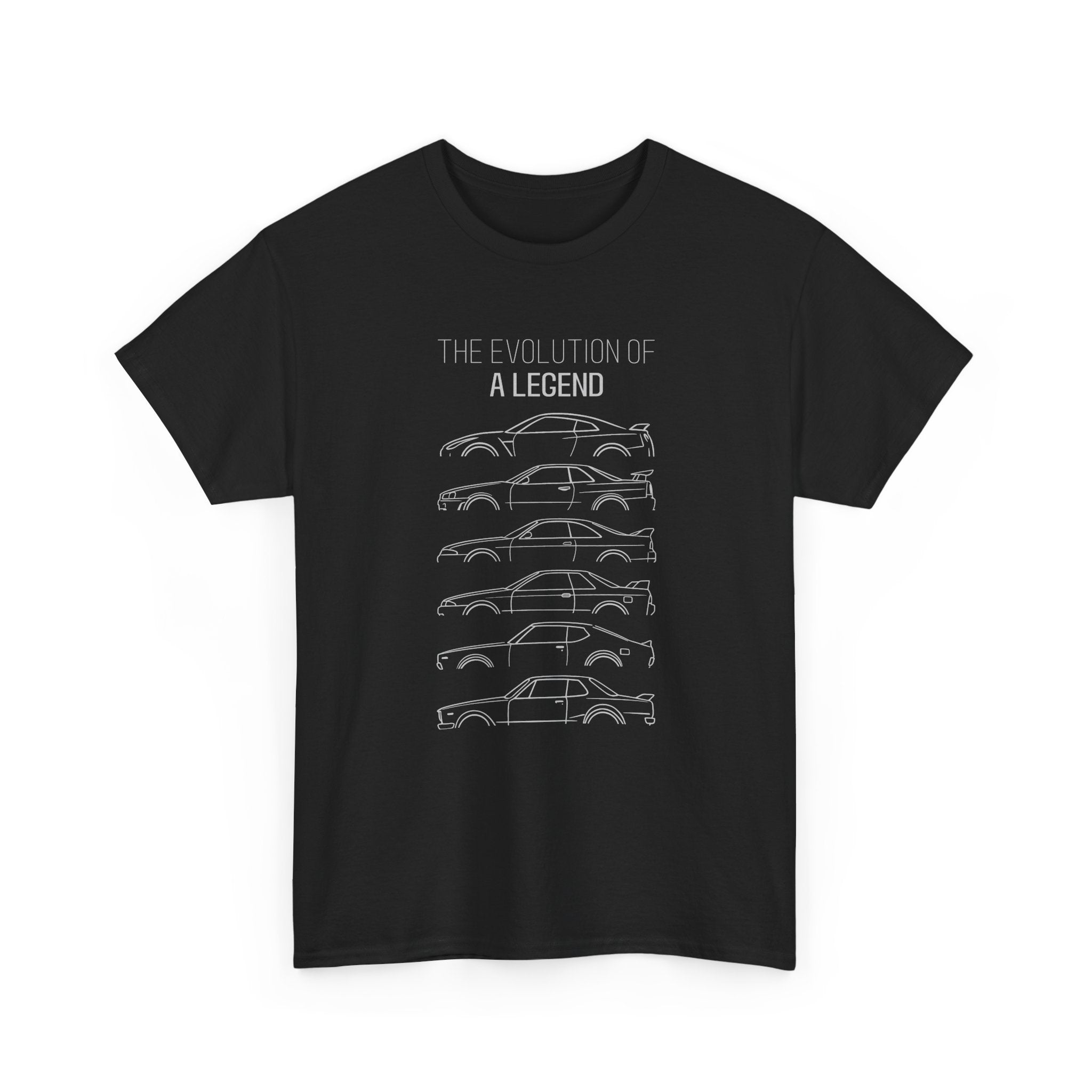 Skyline GTR Evolution JDM Legend T-Shirt | R32 R33 R34 R35 Car Guy Gift