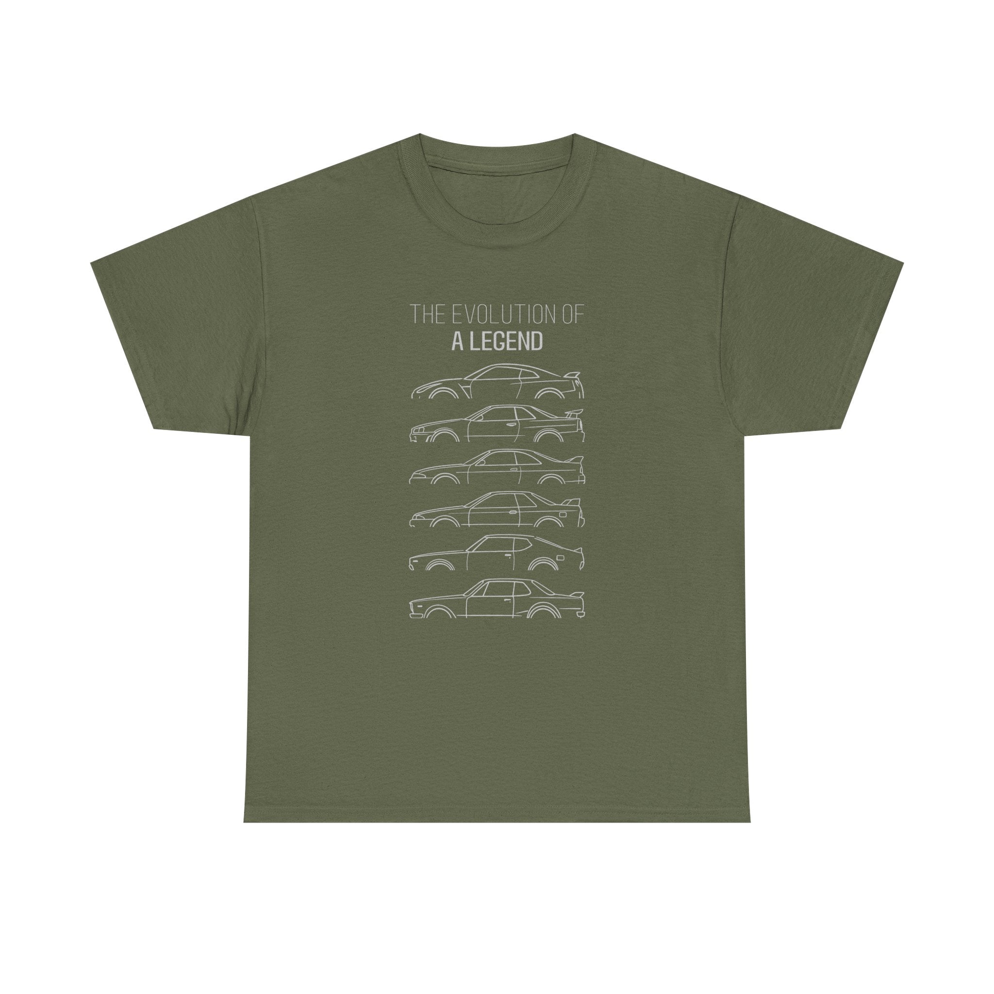 Skyline GTR Evolution JDM Legend T-Shirt | R32 R33 R34 R35 Car Guy Gift