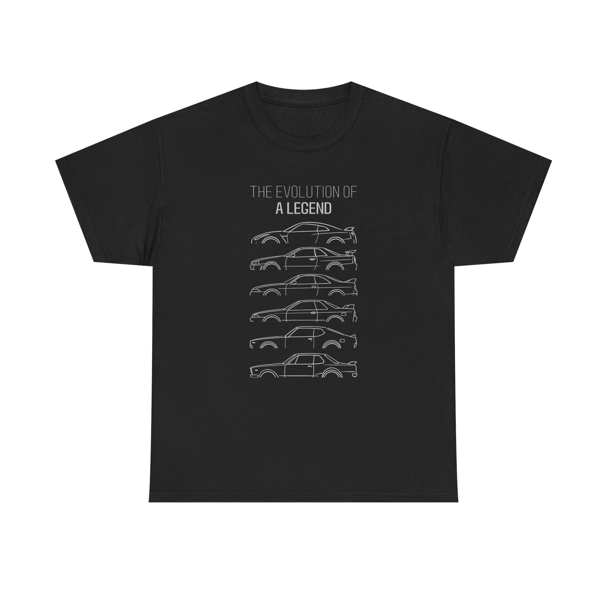 Skyline GTR Evolution JDM Legend T-Shirt | R32 R33 R34 R35 Car Guy Gift
