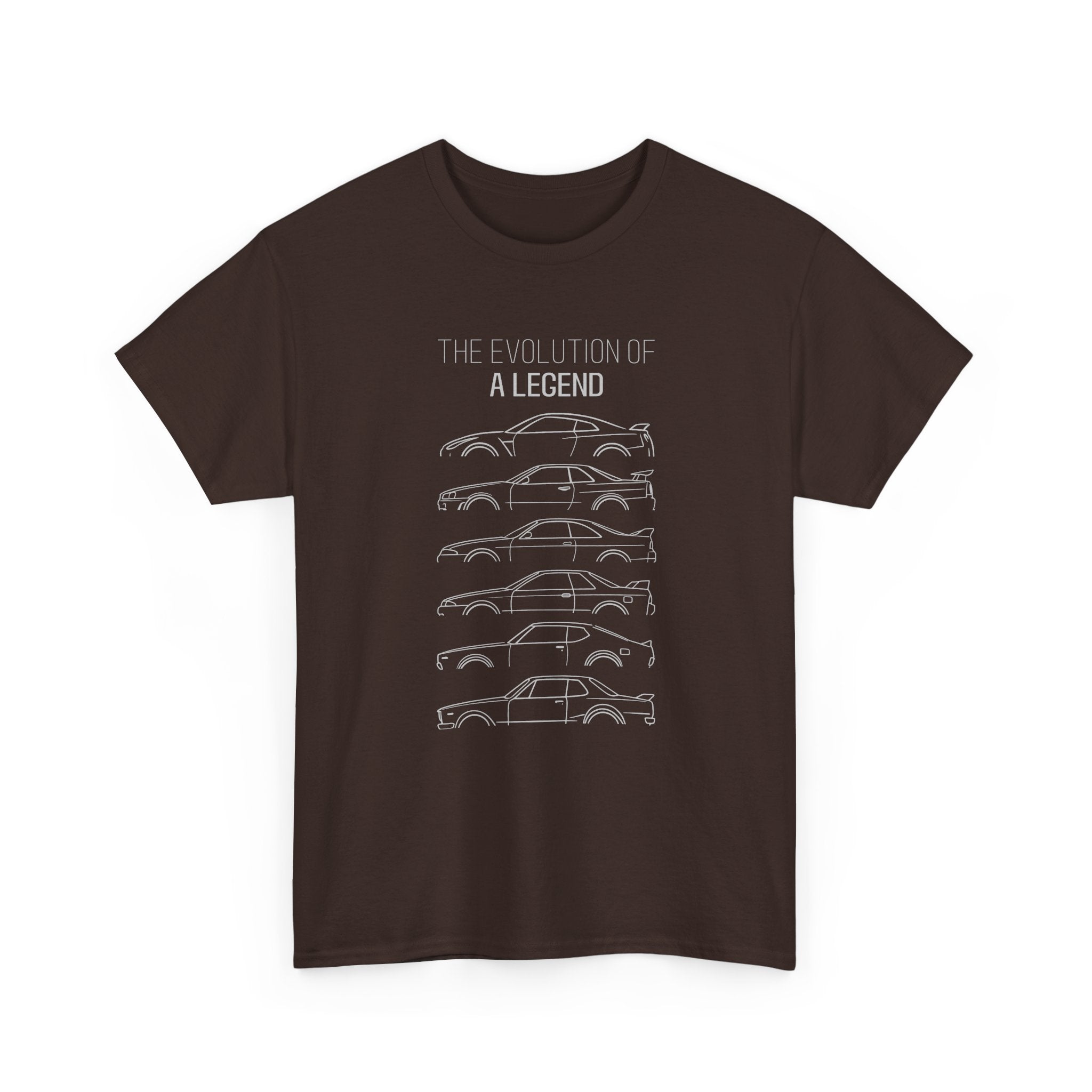 Skyline GTR Evolution JDM Legend T-Shirt | R32 R33 R34 R35 Car Guy Gift