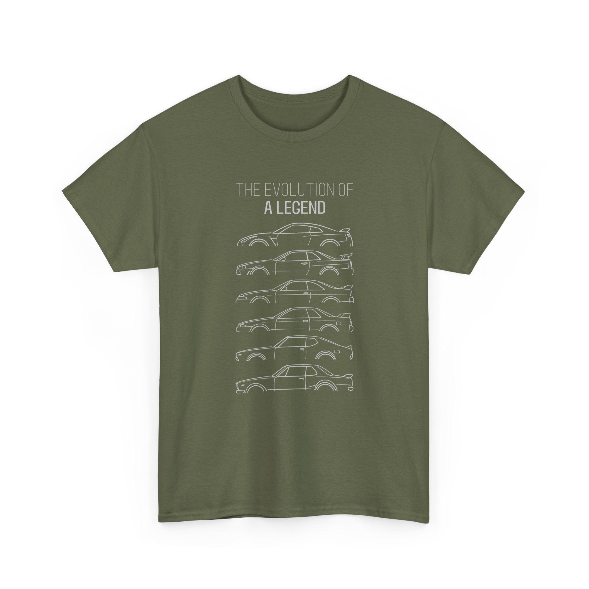 Skyline GTR Evolution JDM Legend T-Shirt | R32 R33 R34 R35 Car Guy Gift