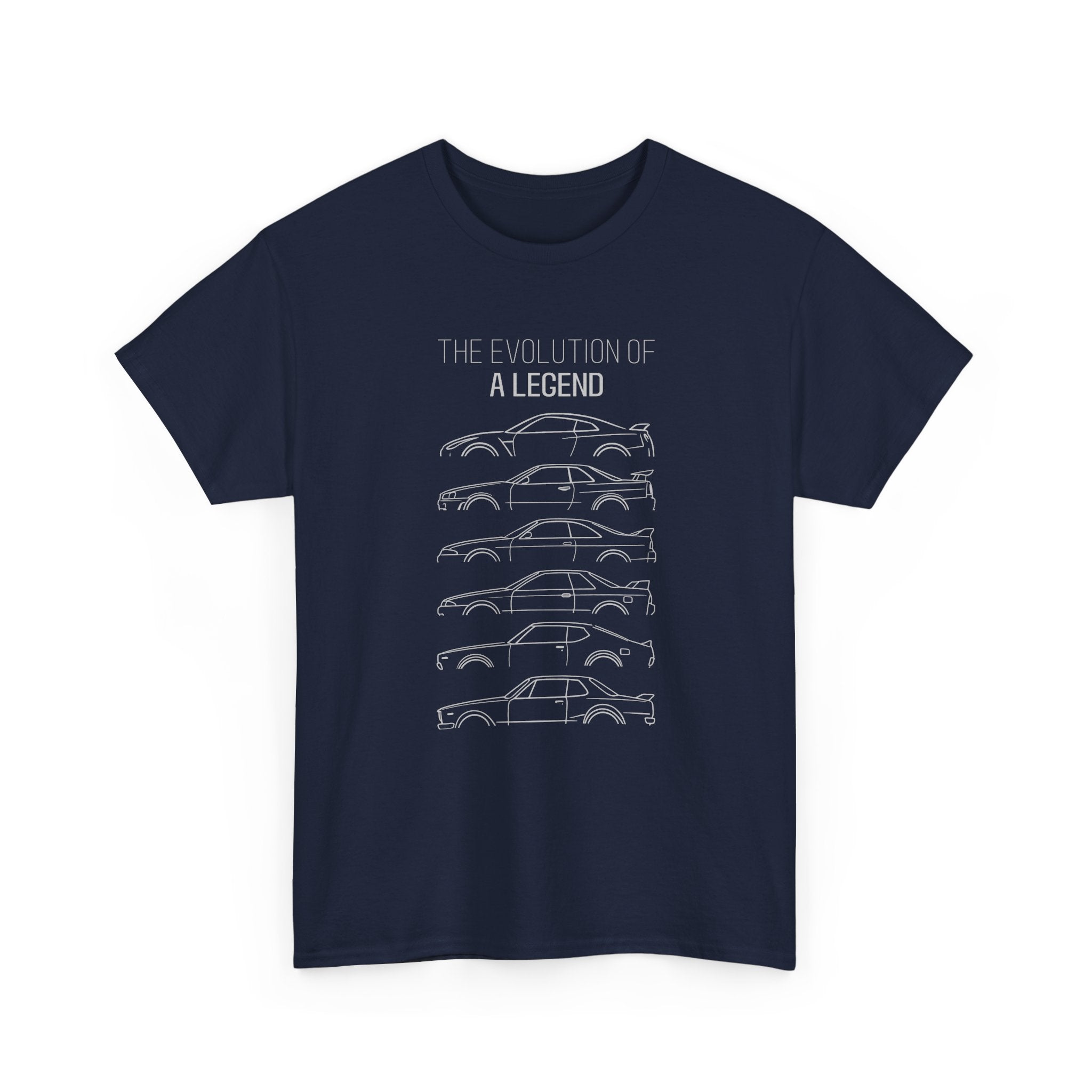 Skyline GTR Evolution JDM Legend T-Shirt | R32 R33 R34 R35 Car Guy Gift