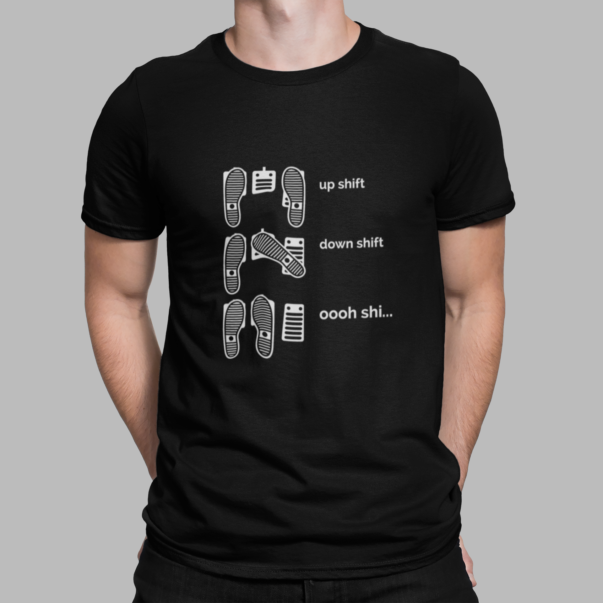 Heel Toe Rev Match T-Shirt | Manual Car Enthusiast Gift