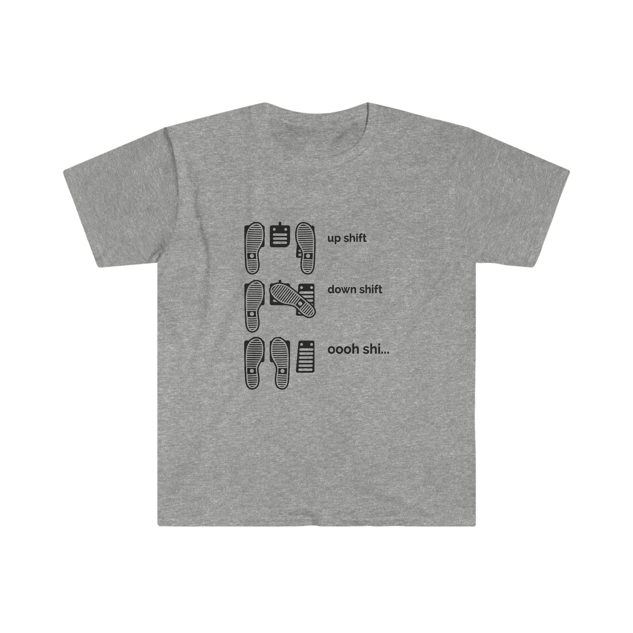 Heel Toe Rev Match T-Shirt | Manual Car Enthusiast Gift