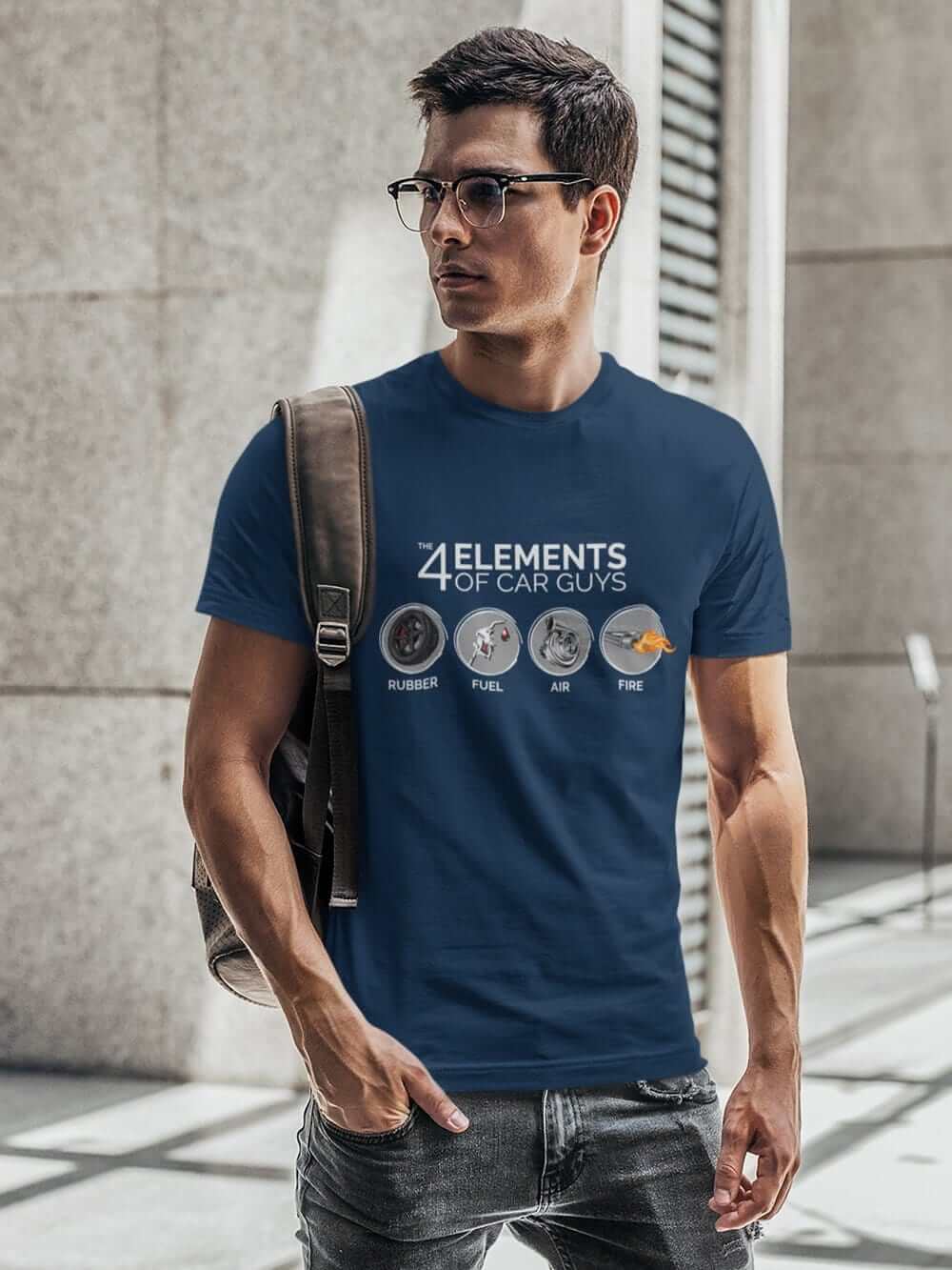 The 4 Elements of Car Guys Funny Car T-Shirt | Car Enthusiast Gift