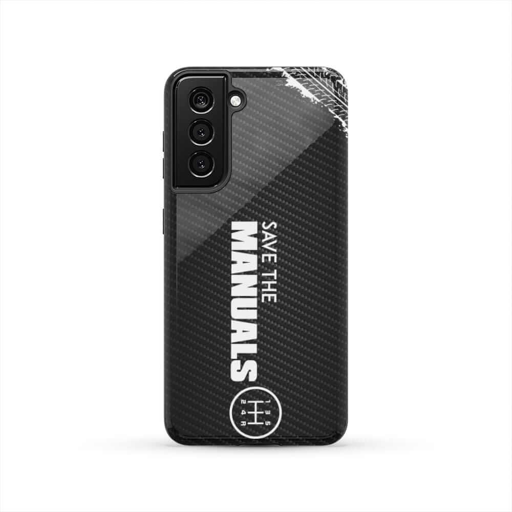 Save The Manuals Tough Phone Case | Manual Transmission Car Guy Gift