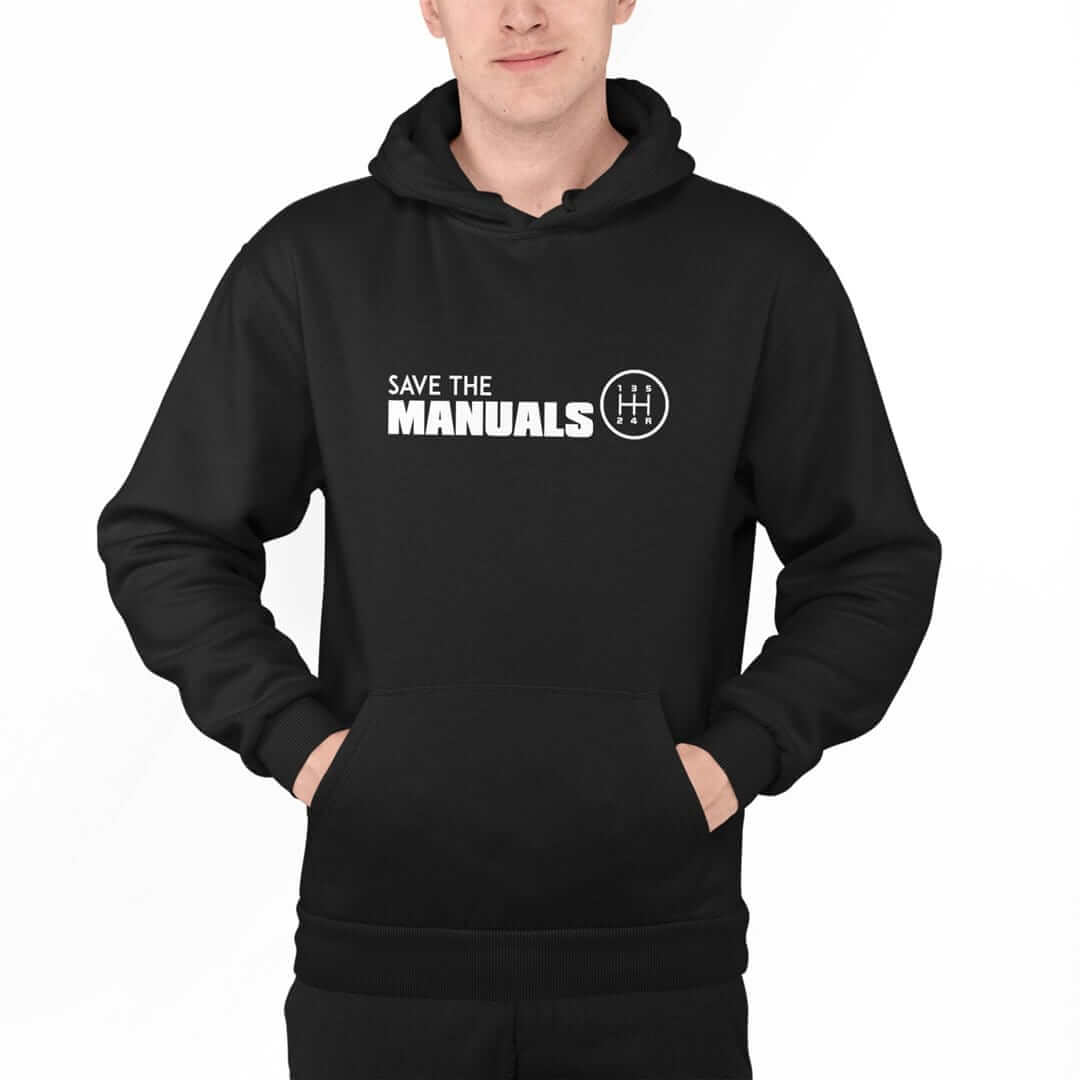 Save the Manuals Funny Manual Car Hoodie