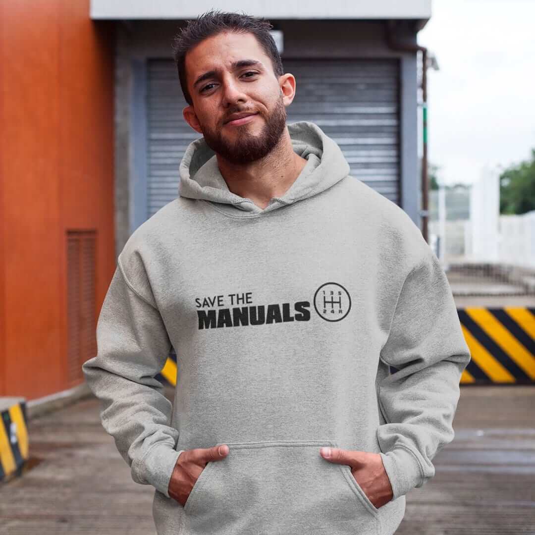 Save the Manuals Funny Manual Car Hoodie
