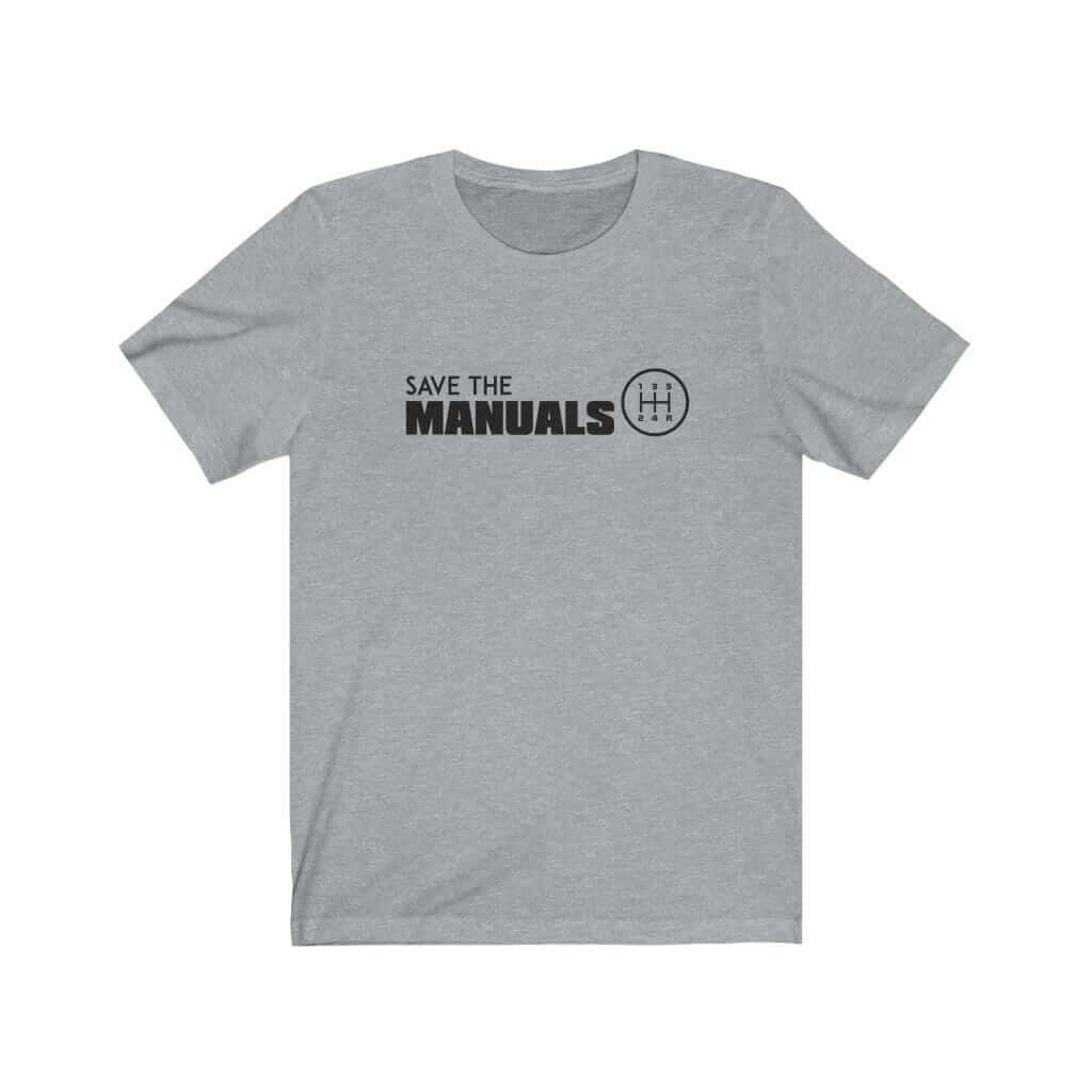 Save the Manuals Car T-Shirt