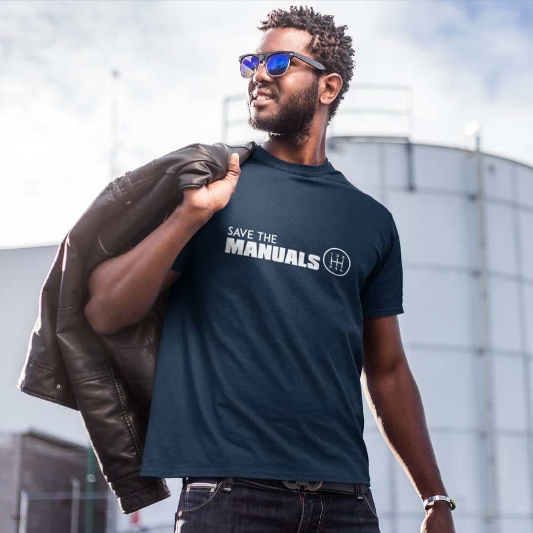 Save the Manuals Car T-Shirt