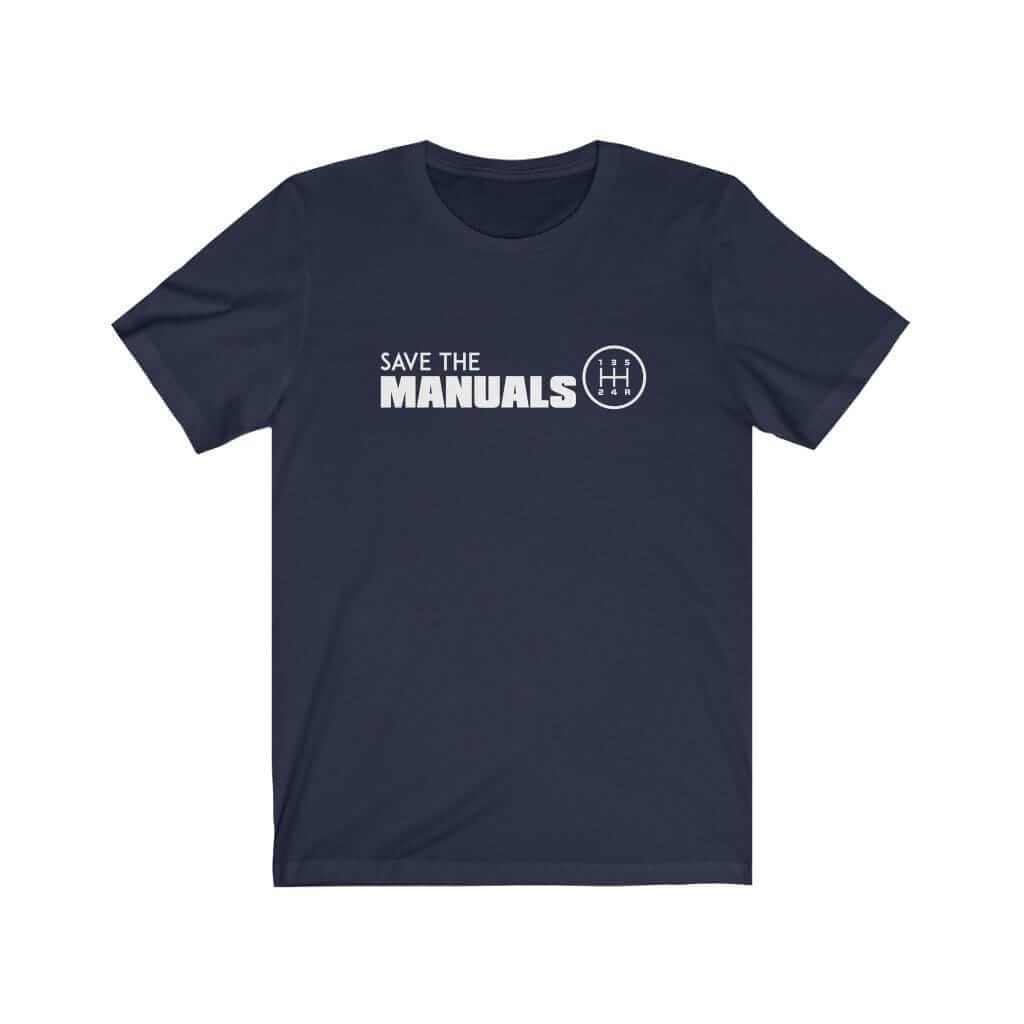 Save the Manuals Car T-Shirt