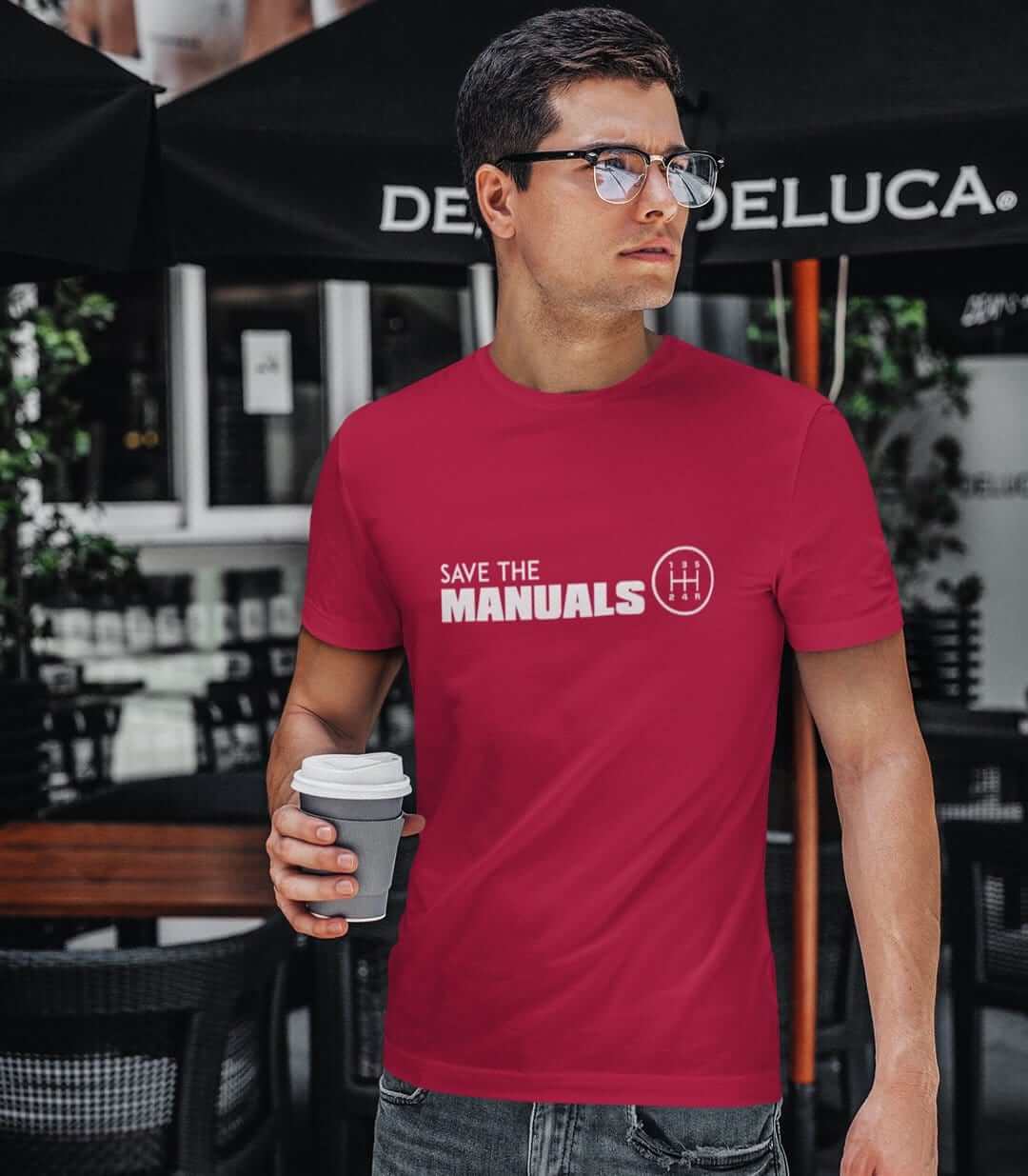 Save the Manuals Car T-Shirt
