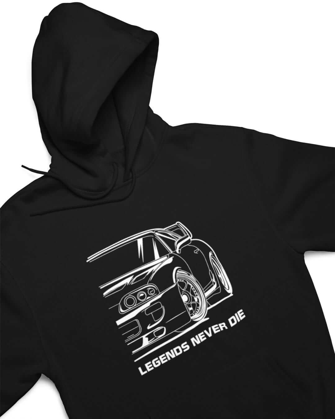MKIV Supra 2JZ Legends Never Die JDM Car Hoodie