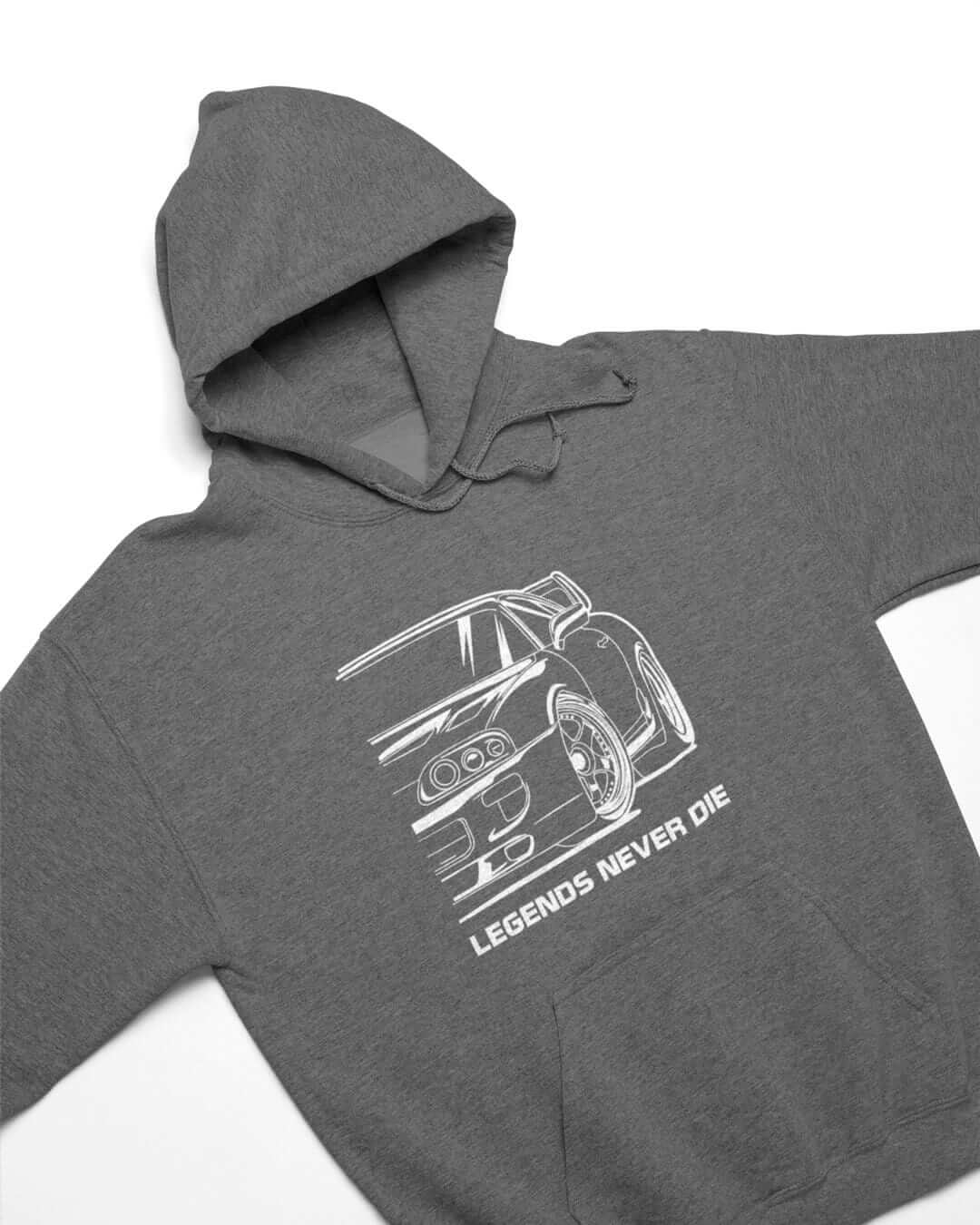 MKIV Supra 2JZ Legends Never Die JDM Car Hoodie
