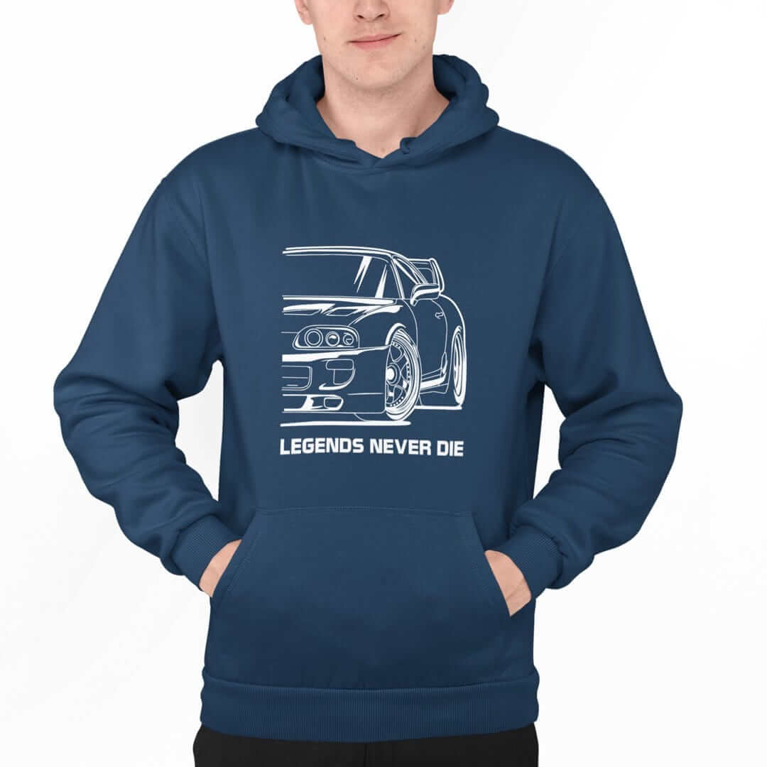 MKIV Supra 2JZ Legends Never Die JDM Car Hoodie