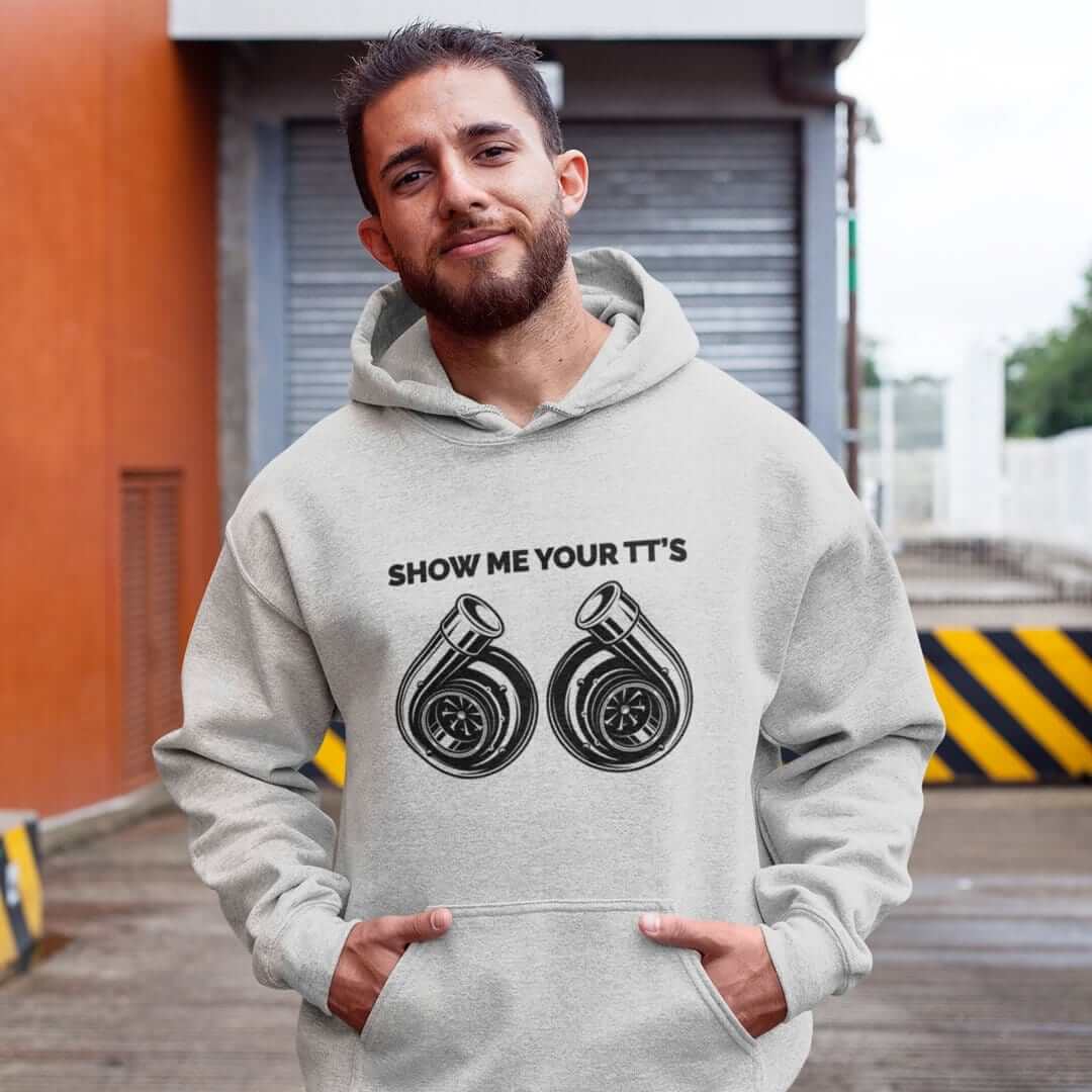 Show Me Your TT's Funny Twin Turbo Car Hoodie
