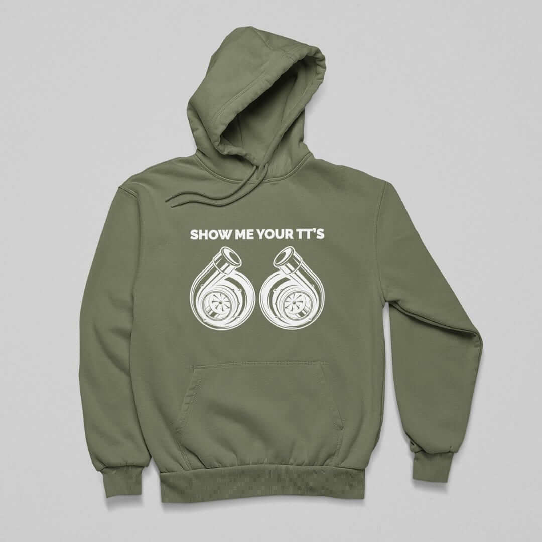 Show Me Your TT's Funny Twin Turbo Car Hoodie