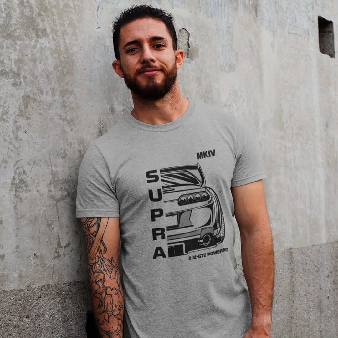 MKIV 2JZ Sports Car Rear View JDM T-Shirt