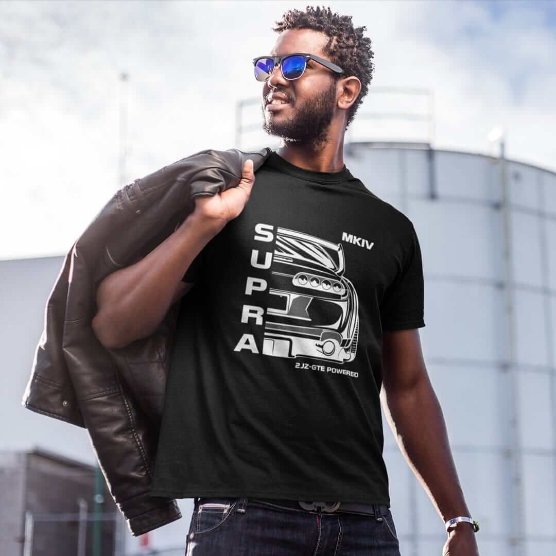 MKIV 2JZ Sports Car Rear View JDM T-Shirt
