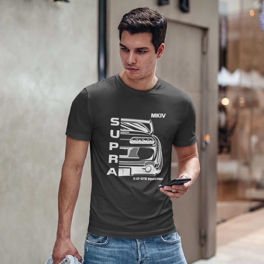 MKIV 2JZ Sports Car Rear View JDM T-Shirt