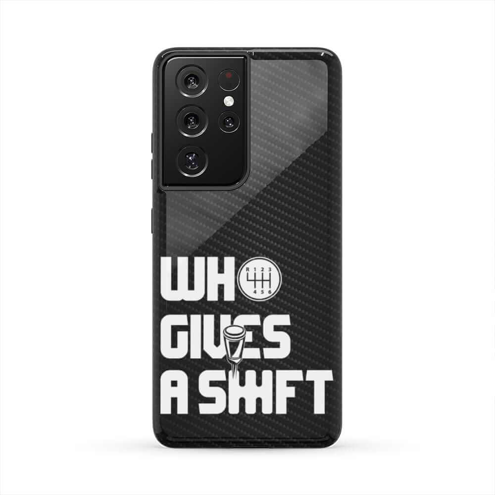 Who Gives a Shift Car Tough Phone Case | Funny Car Guy Gift