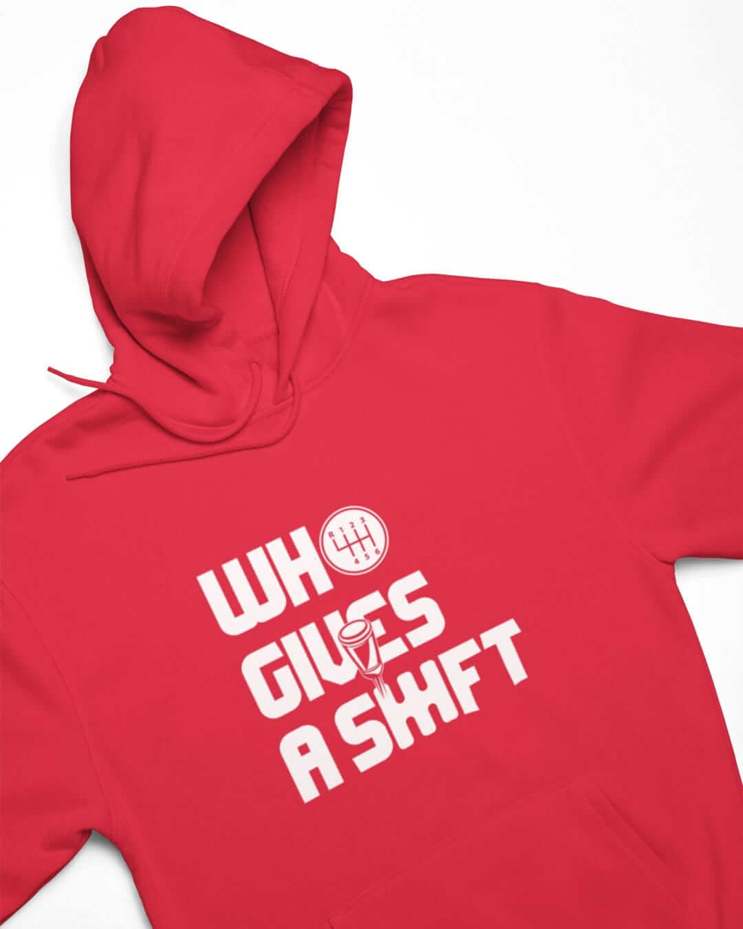Who Gives a Shift Funny Car Enthusiast Hoodie