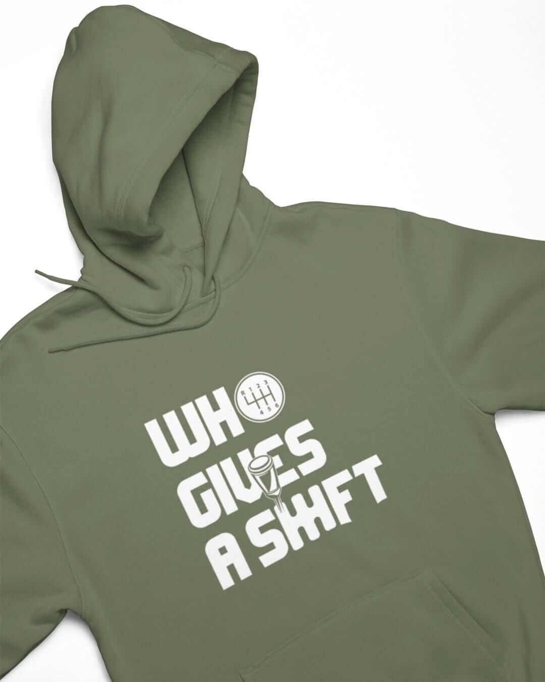 Who Gives a Shift Funny Car Enthusiast Hoodie