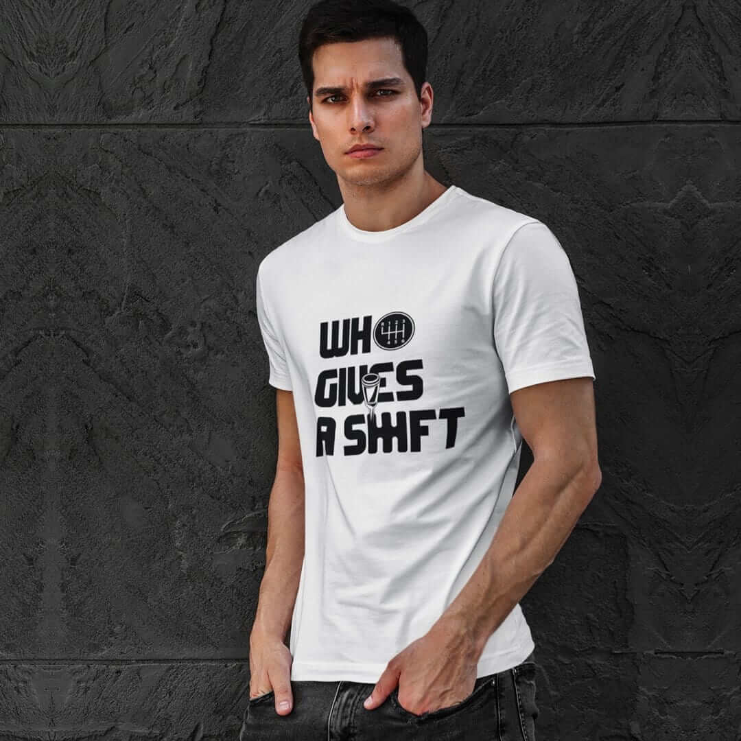 Who Gives a Shift Car T-Shirt