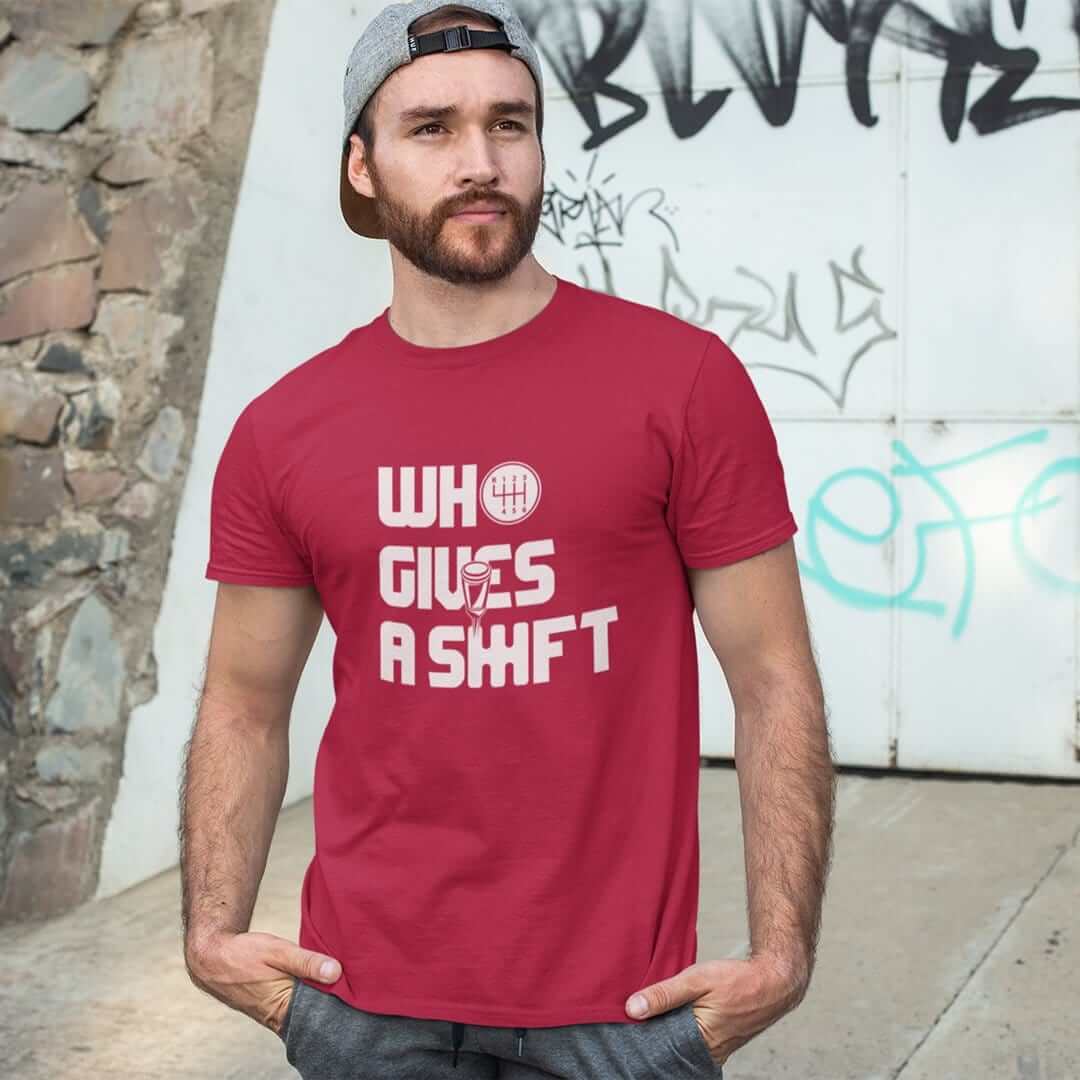 Who Gives a Shift Car T-Shirt
