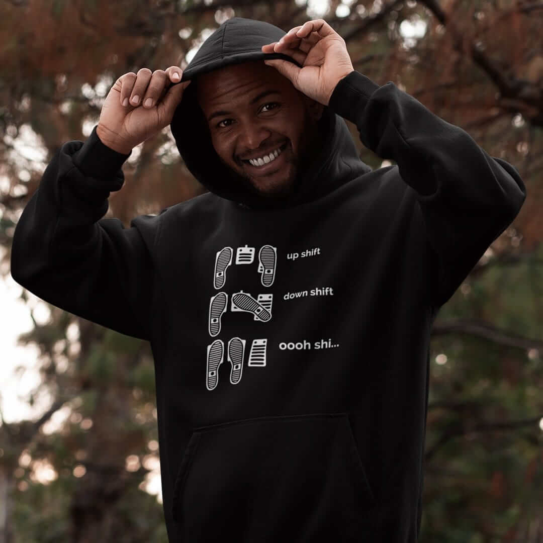 Heel Toe Rev Match Hoodie | Manual Transmission Car Gift