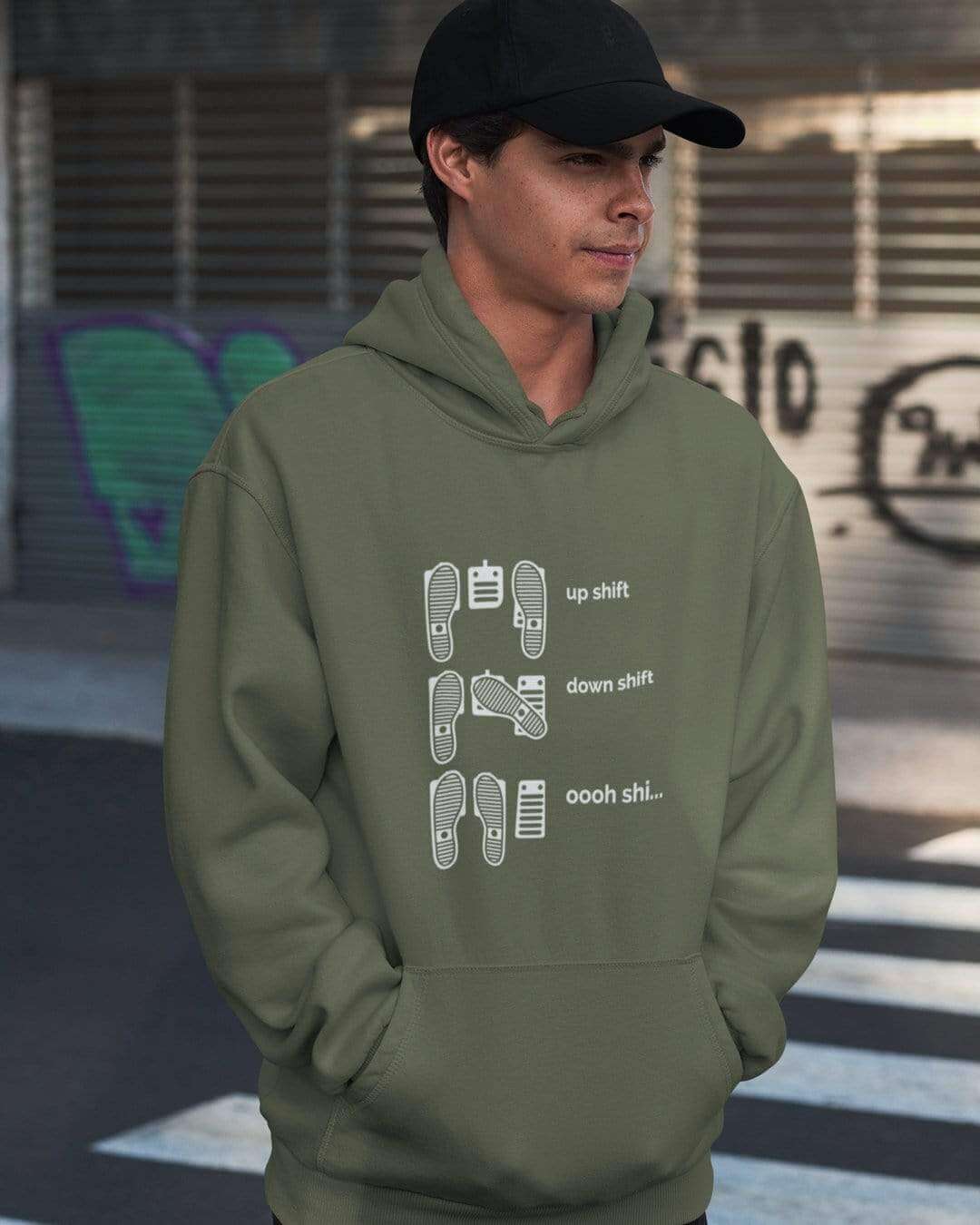 Heel Toe Rev Match Hoodie | Manual Transmission Car Gift