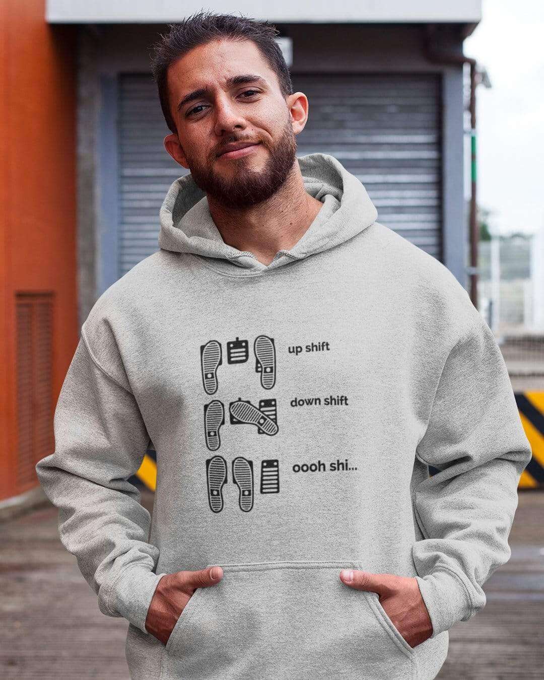 Heel Toe Rev Match Hoodie | Manual Transmission Car Gift