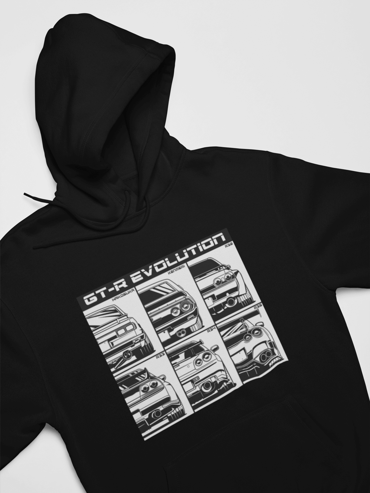 GTR Generations Evolution JDM Legend Car Hoodie