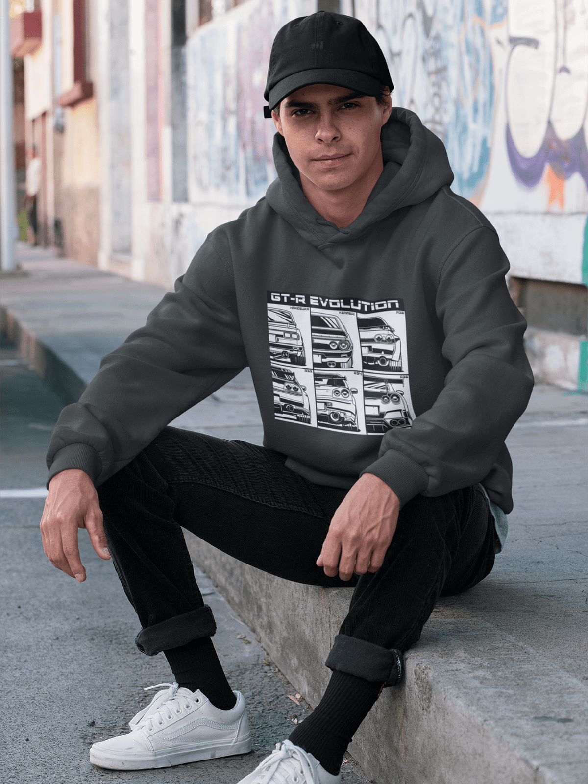 GTR Generations Evolution JDM Legend Car Hoodie