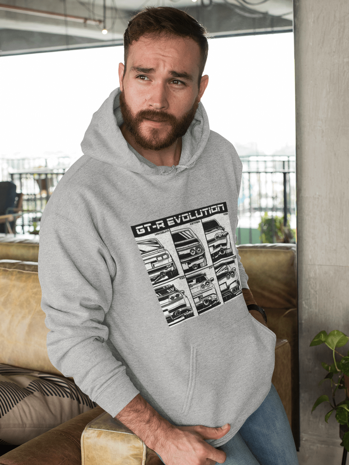 GTR Generations Evolution JDM Legend Car Hoodie