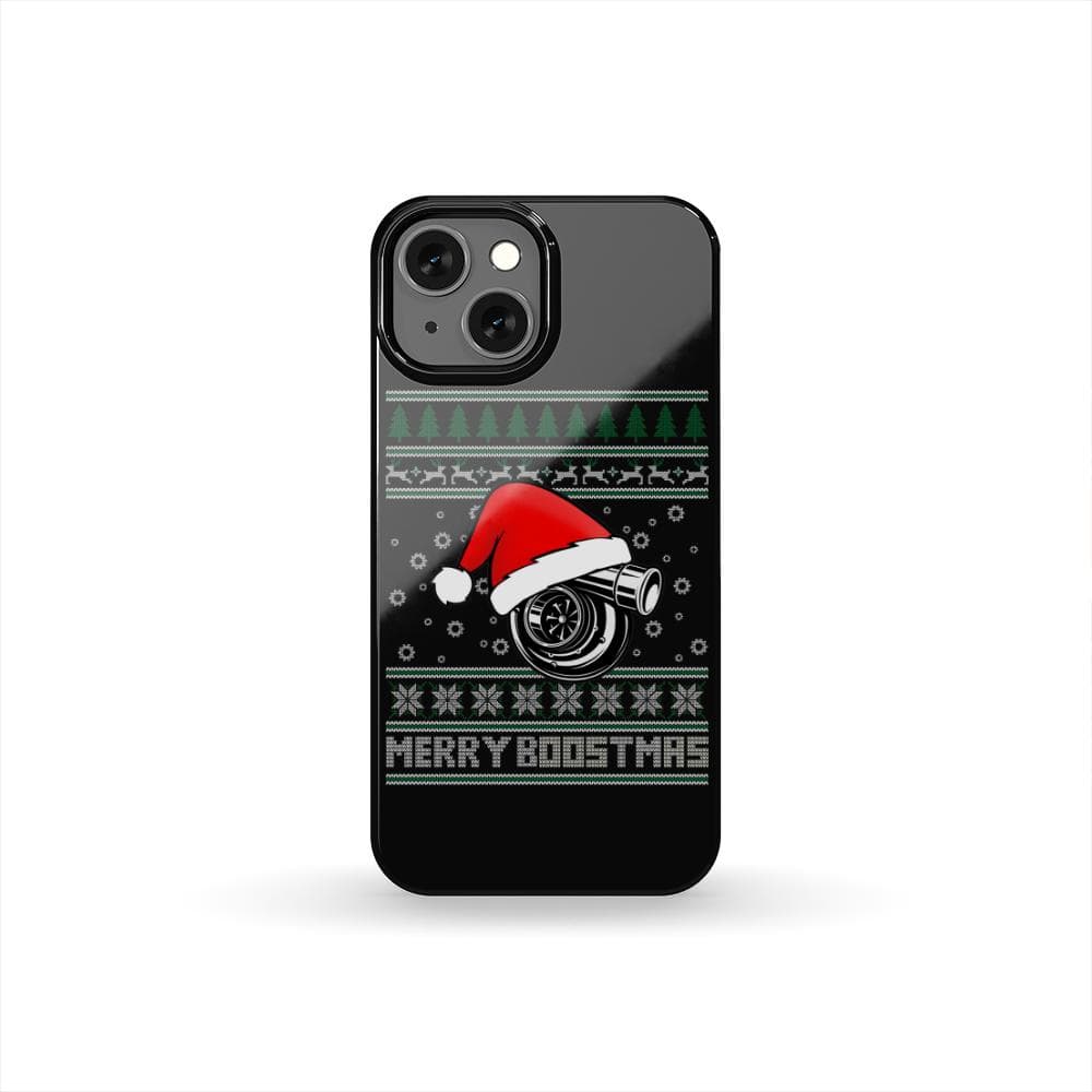 Merry Boostmas Turbo JDM Christmas Car Phone Case | Car Guy Xmas Gift