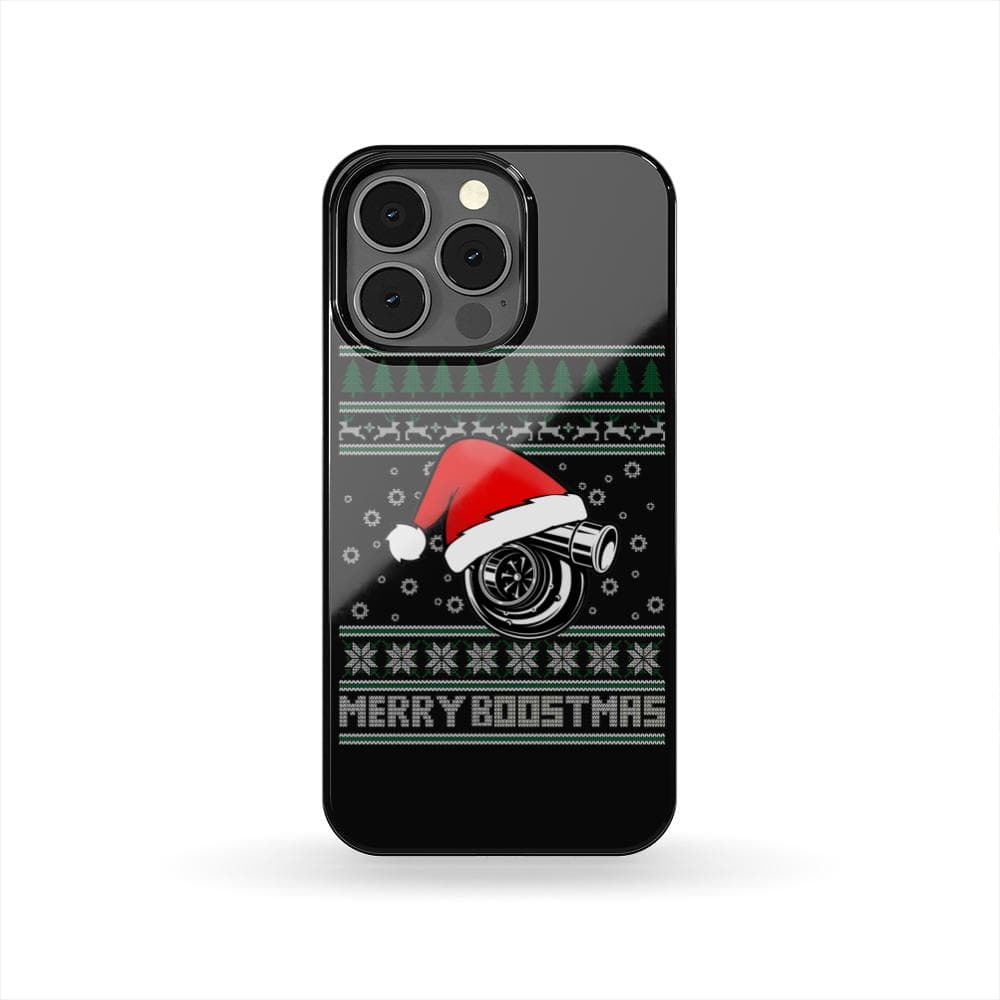 Merry Boostmas Turbo JDM Christmas Car Phone Case | Car Guy Xmas Gift