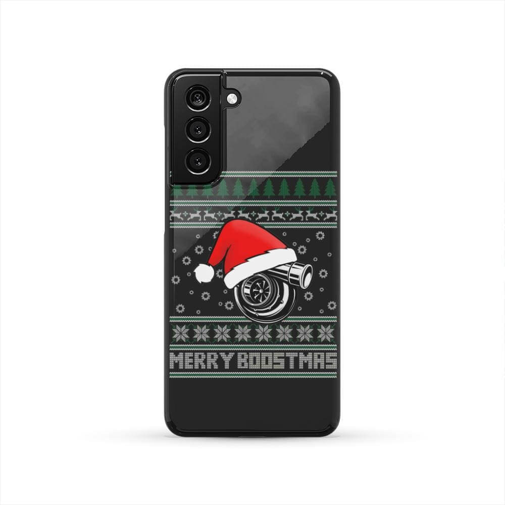Merry Boostmas Turbo JDM Christmas Car Phone Case | Car Guy Xmas Gift