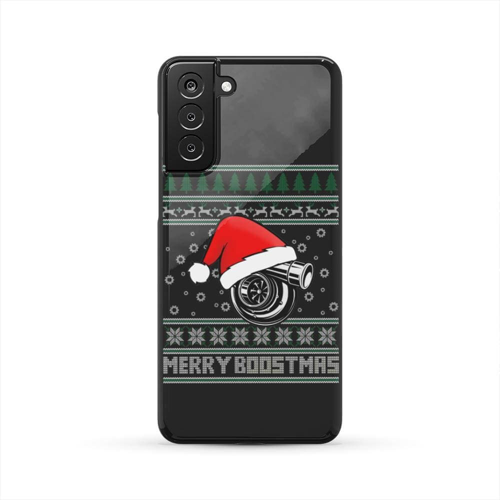 Merry Boostmas Turbo JDM Christmas Car Phone Case | Car Guy Xmas Gift