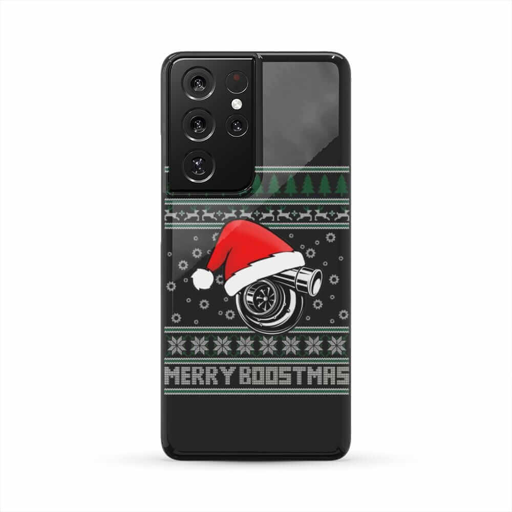 Merry Boostmas Turbo JDM Christmas Car Phone Case | Car Guy Xmas Gift