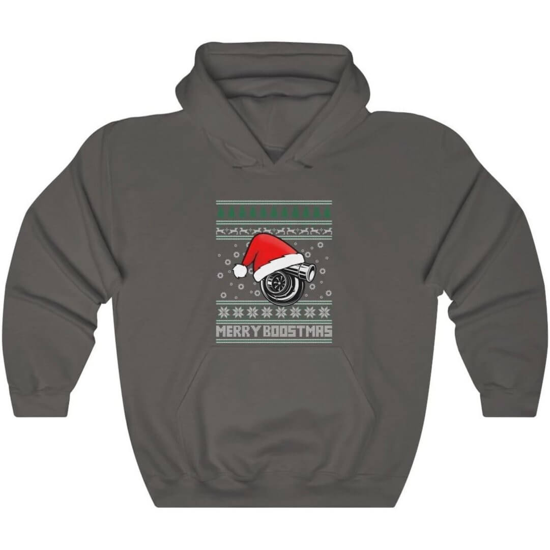 Merry Boostmas Funny JDM Christmas Car Hoodie