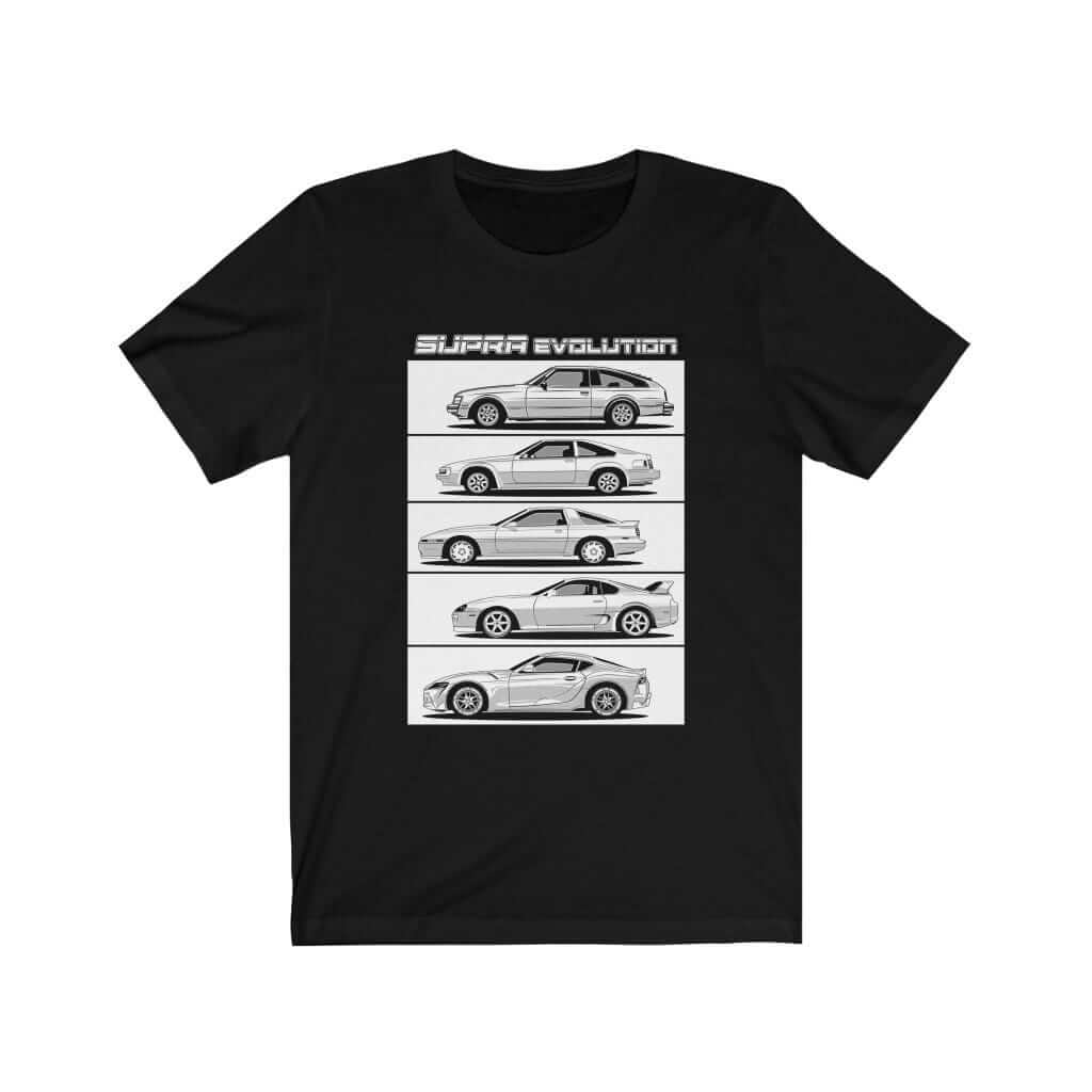 JDM Sports Car Generations Evolution T-Shirt