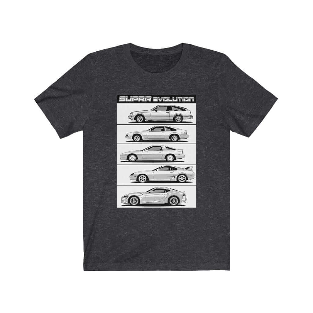 JDM Sports Car Generations Evolution T-Shirt