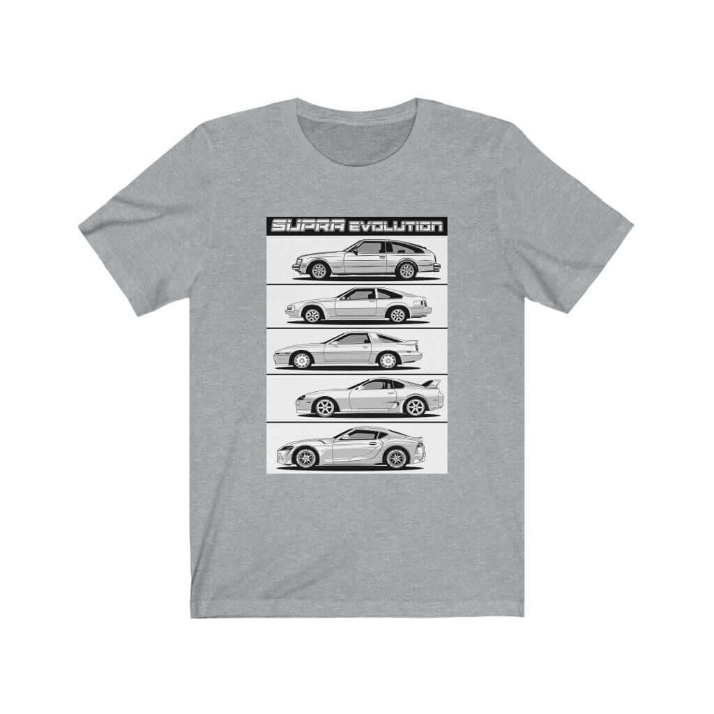 JDM Sports Car Generations Evolution T-Shirt