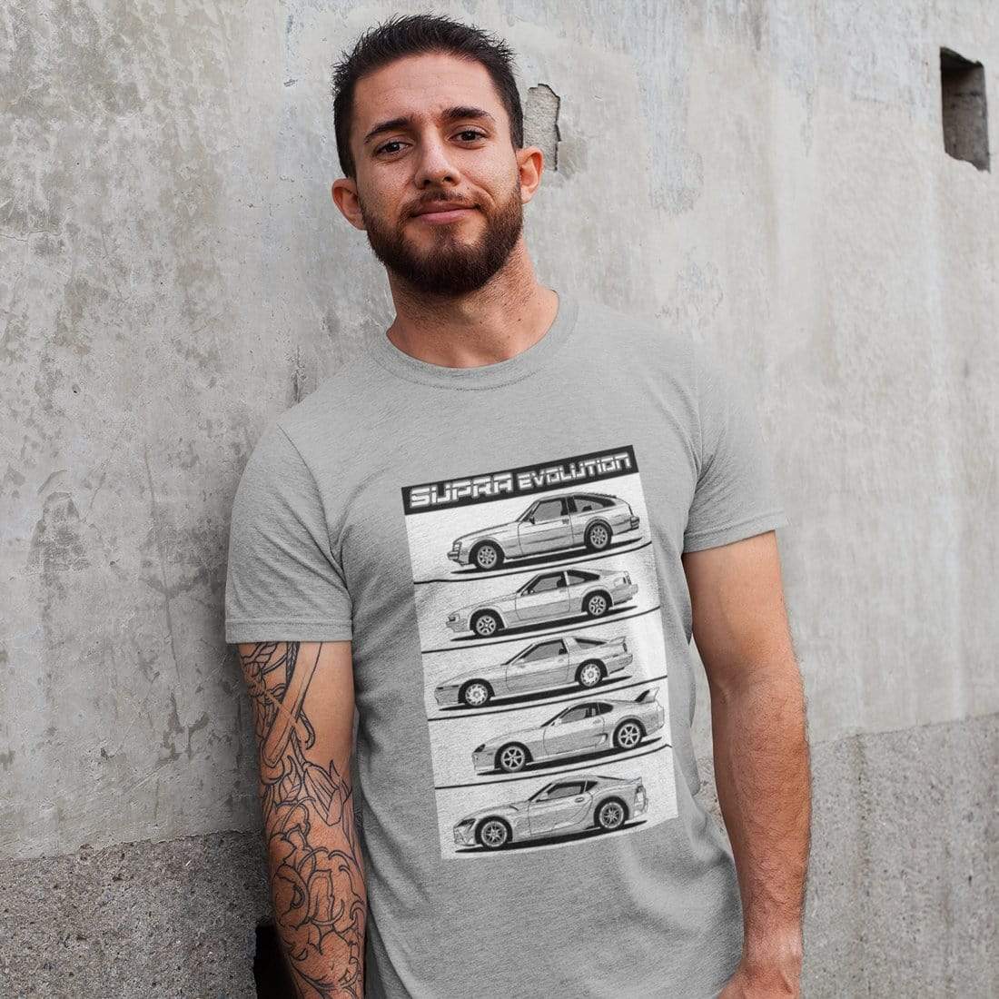 JDM Sports Car Generations Evolution T-Shirt