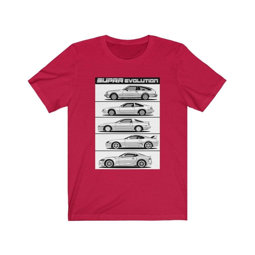 JDM Sports Car Generations Evolution T-Shirt