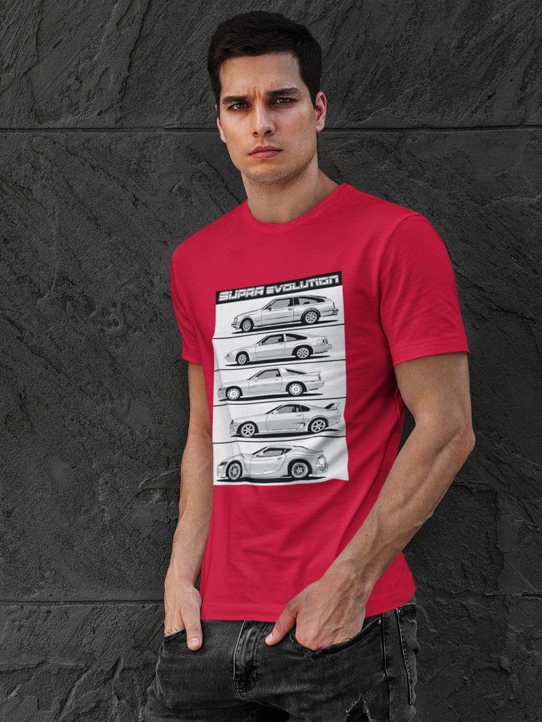 JDM Sports Car Generations Evolution T-Shirt
